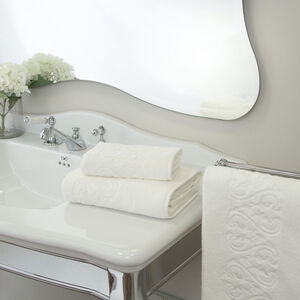 slide 4 Ornate Medallion Embroidered Bath Towel