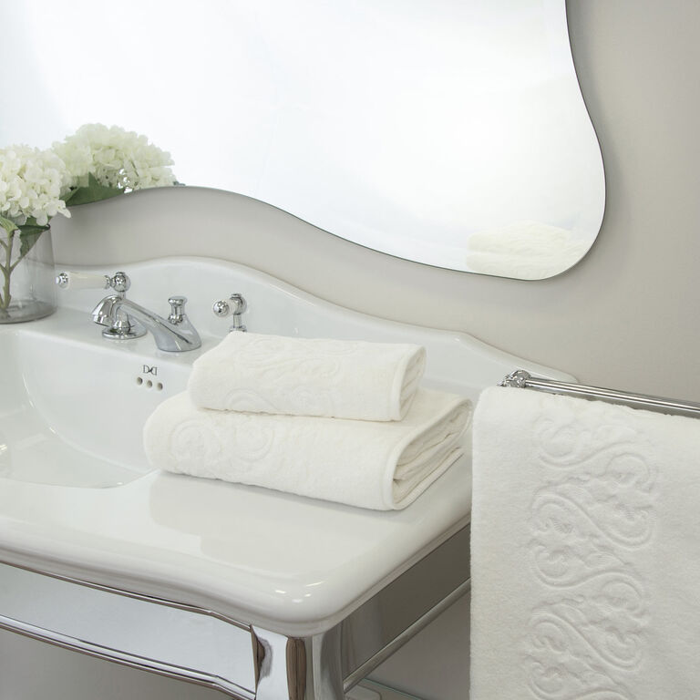 slide 4 Ornate Medallion Embroidered Bath Towel