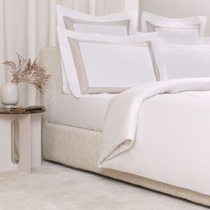 slide 2 Sateen Breeze Border Duvet Cover