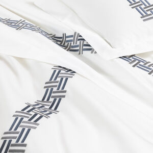 Basket Weave Embroidery Duvet Cover slide 5 Basket Weave Embroidery Duvet Cover