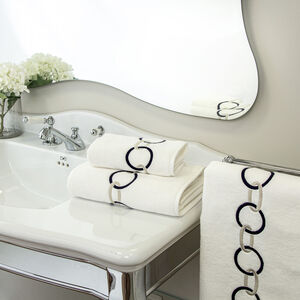 slide 4 Links Embroidered Bath Towel