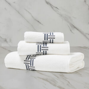 Basket Weave Embroidery Bath Sheet slide 1 Basket Weave Embroidery Bath Sheet