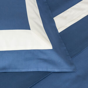 slide 3 New Horizon Sheet Set Brit Blue Ivory