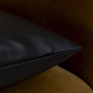 Luxury Soft Leather Decorative Pillow Cover slide 3 Luxury Soft Leather Decorative Pillow Cover