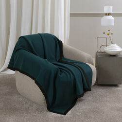 Cashmere & Suede Throw