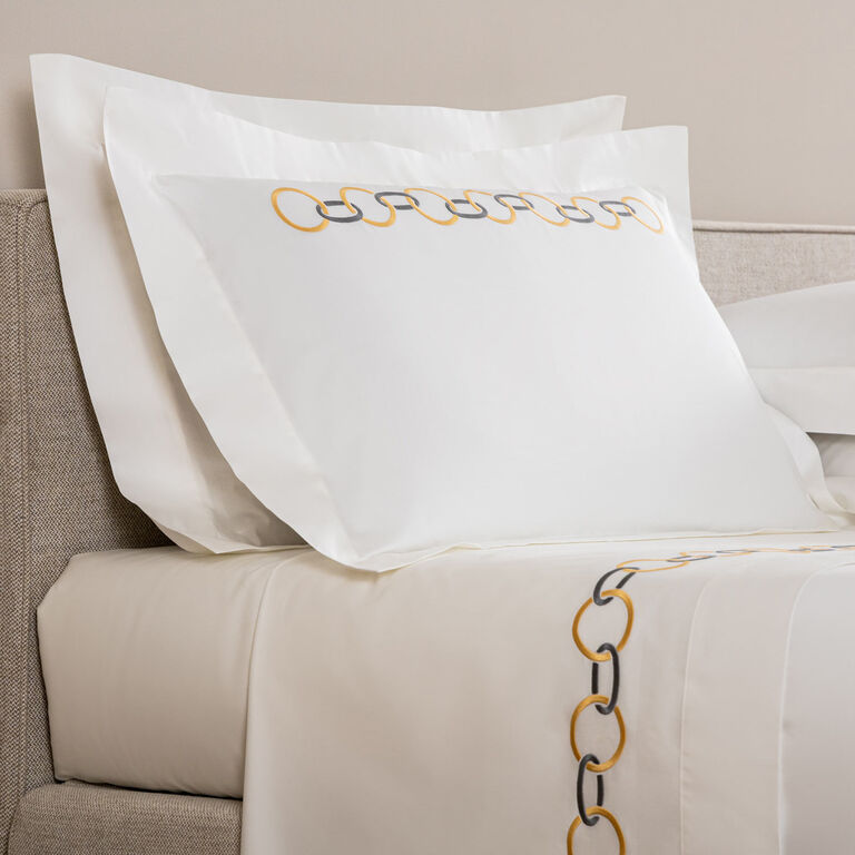 slide 2 Links Embroidered Sham