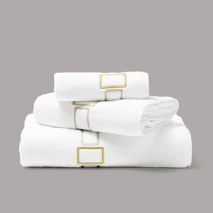 Bold Bicolor Embroidery Bath Towel slide 3 Bold Bicolor Embroidery Bath Towel