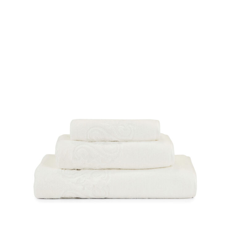 slide 2 Ornate Medallion Embroidered Bath Towel